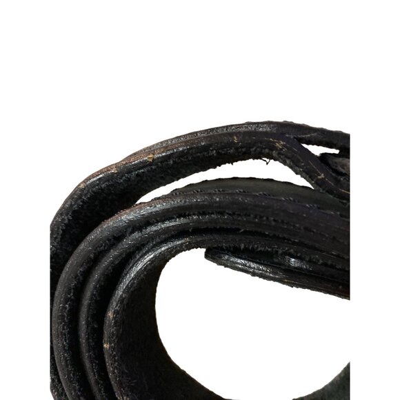 Duluth Trading Ranger Belt Mens 50 Used Black Leather - Picture 16 of 16